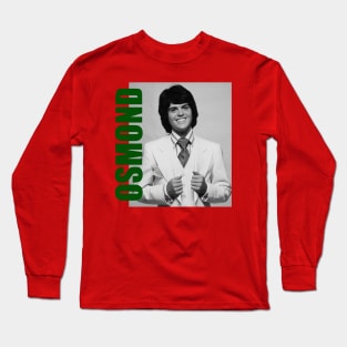 Donny Osmond - New Retro Aesthetic Fan Art Long Sleeve T-Shirt